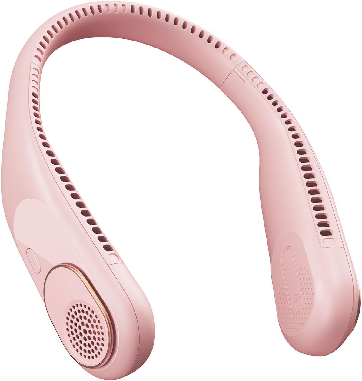 Portable Neck Fan: 5200mAh Bladeless Personal Fan | 4 Speeds, 20H Max Runtime, No Hair Twist Quiet Wearable Fan for Travel | Birthday Gifts for Men Women Mom Dad